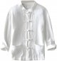 Summer and Autumn New Casual Comfortable Fashion Street Printed Beach Men's Long Sleeve Shirt Striped Short